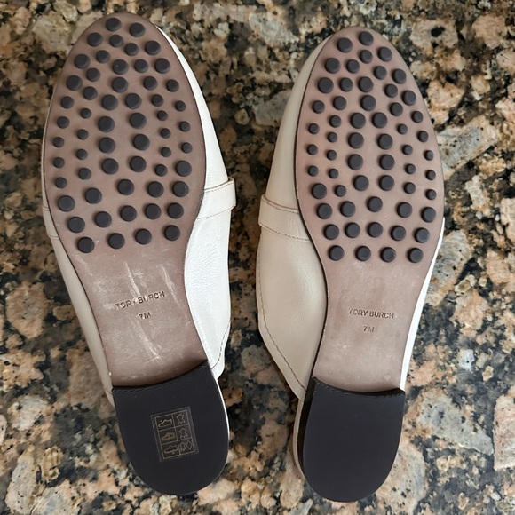 Tory Burch Georgia Backless Leather Loafers - Picture 6 of 7
